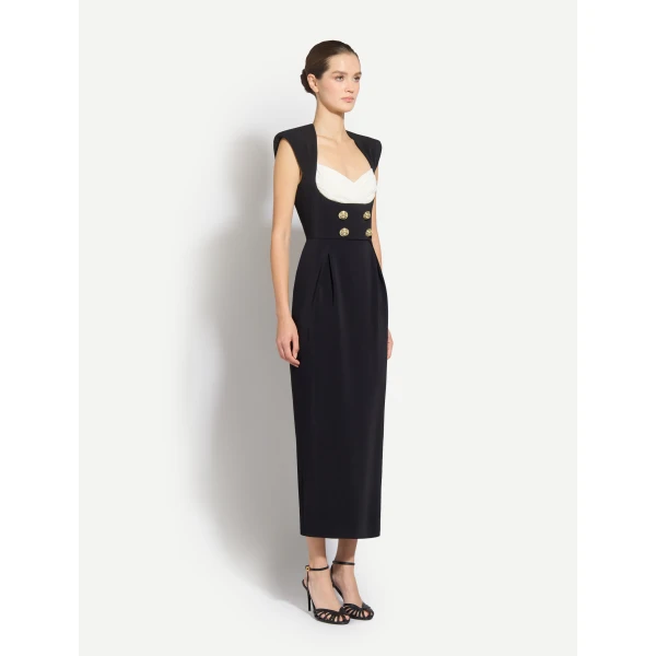 Zuhair Murad Cady Midi Dress - Dresses - Lebanese Haute Couture and Evening Gowns at Luxury Shoes 