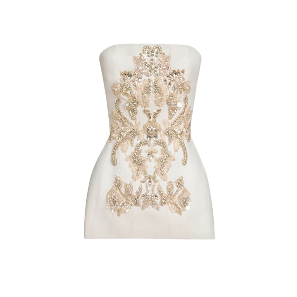Zuhair Murad Cady Top - Tops - Lebanese Haute Couture and Evening Gowns at Luxury Shoes 