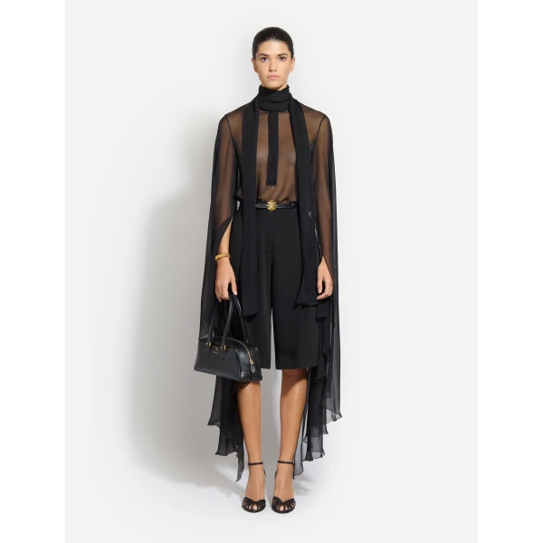 Zuhair Murad Chiffon Blouse - Tops - Lebanese Haute Couture and Evening Gowns at Luxury Shoes 
