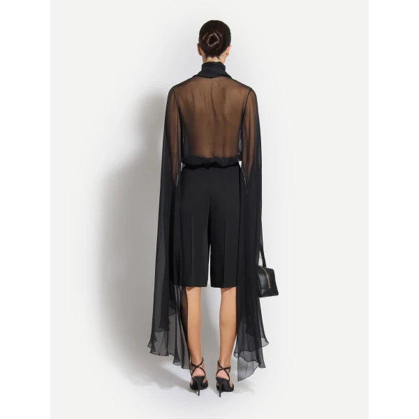 Zuhair Murad Chiffon Blouse - Tops - Lebanese Haute Couture and Evening Gowns at Luxury Shoes 