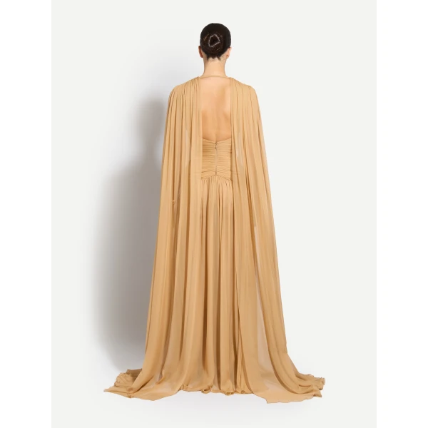 Zuhair Murad Chiffon Draped Dress - Dresses - Lebanese Haute Couture and Evening Gowns at Luxury Shoes 