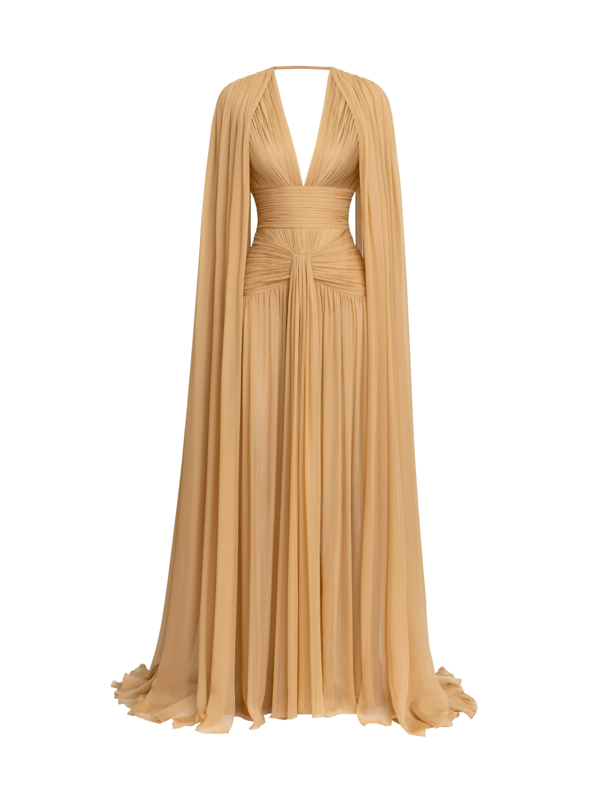 Zuhair-Murad-Chiffon-Draped-Dress-5-scaled14523_nobg Zuhair Murad Chiffon Draped Dress - Dresses - Lebanese Haute Couture and Evening Gowns at Luxury Shoes