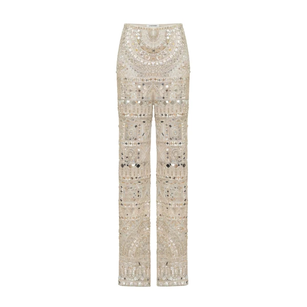 Zuhair Murad Fully Embroidered Trousers - Pants - Lebanese Haute Couture and Evening Gowns at Luxury Shoes 