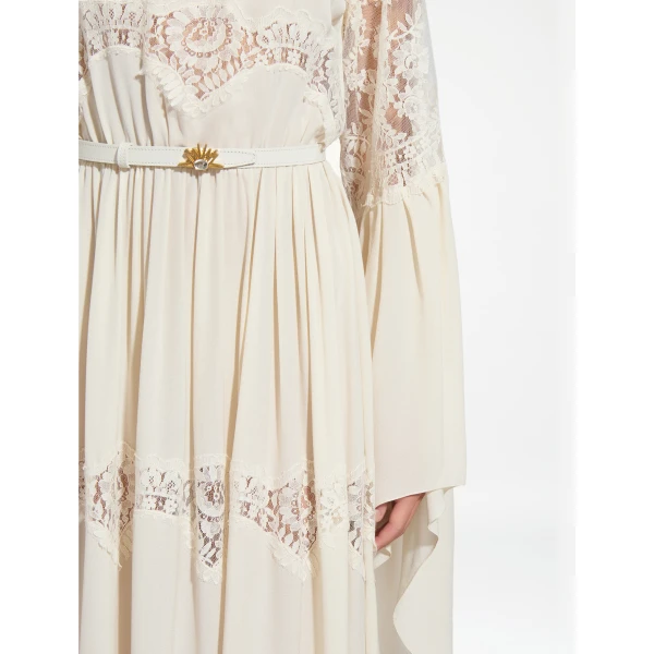 Zuhair Murad Georgette & Lace Dress - Dresses - Lebanese Haute Couture and Evening Gowns at Luxury Shoes 