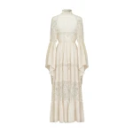 Zuhair Murad Georgette & Lace Dress - Dresses - Lebanese Haute Couture and Evening Gowns at Luxury Shoes 