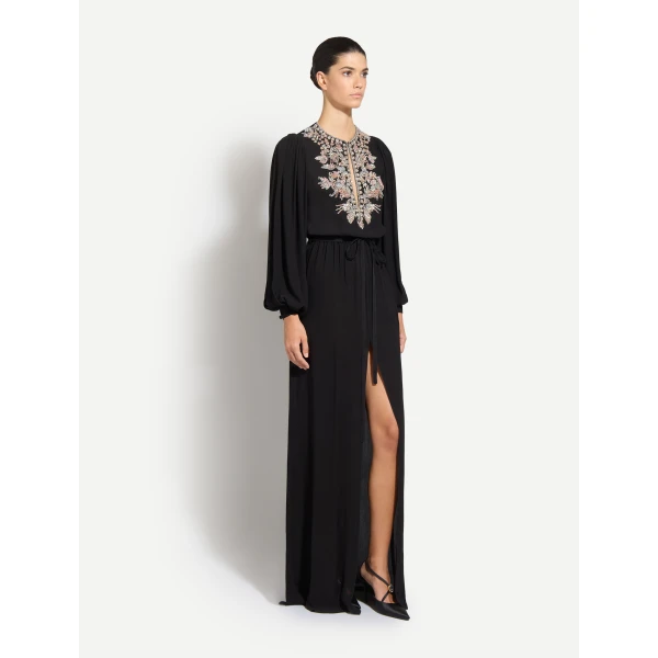 Zuhair Murad Georgette Long Dress - Dresses - Lebanese Haute Couture and Evening Gowns at Luxury Shoes 