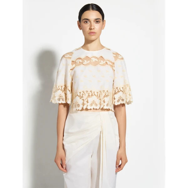 Zuhair Murad Goa Cropped Top - Tops - Lebanese Haute Couture and Evening Gowns at Luxury Shoes 