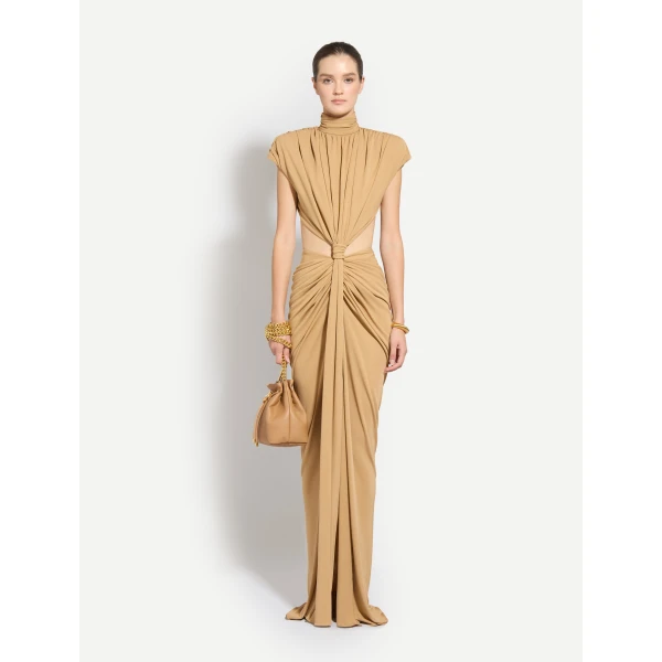 Zuhair Murad Jersey Draped Dress - Dresses - Lebanese Haute Couture and Evening Gowns at Luxury Shoes 