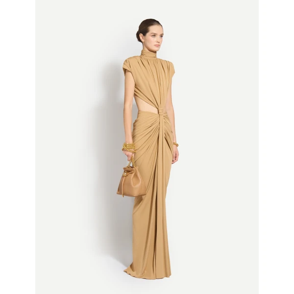Zuhair Murad Jersey Draped Dress - Dresses - Lebanese Haute Couture and Evening Gowns at Luxury Shoes 