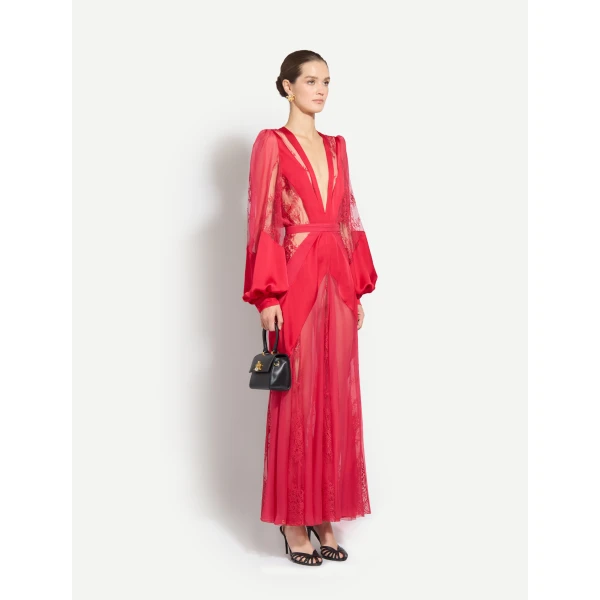 Zuhair Murad Lace Ankle Dress - Dresses - Lebanese Haute Couture and Evening Gowns at Luxury Shoes 