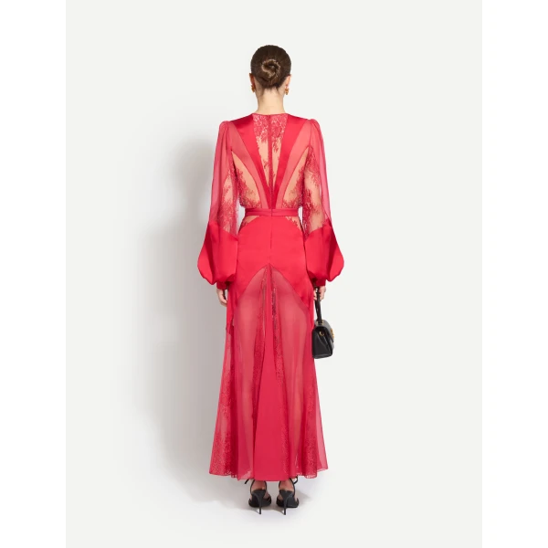 Zuhair Murad Lace Ankle Dress - Dresses - Lebanese Haute Couture and Evening Gowns at Luxury Shoes 