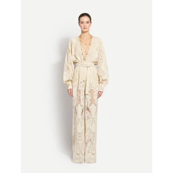 Zuhair Murad Lace Jumpsuit - Jumpsuit - Lebanese Haute Couture and Evening Gowns at Luxury Shoes 
