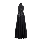 Zuhair Murad Long Dress with Belt - Dresses - Lebanese Haute Couture and Evening Gowns at Luxury Shoes 