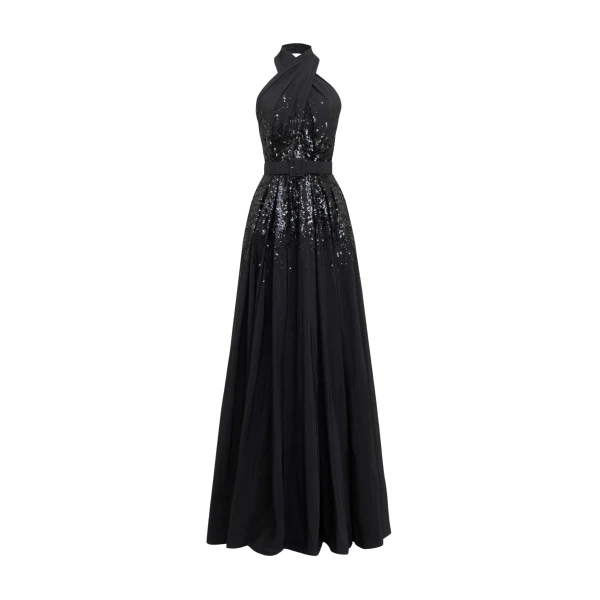 Zuhair Murad Long Dress with Belt - Dresses - Lebanese Haute Couture and Evening Gowns at Luxury Shoes 