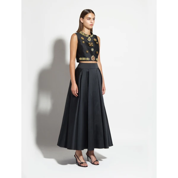 Zuhair Murad Mikado Ankle Skirt - Skirts - Lebanese Haute Couture and Evening Gowns at Luxury Shoes 