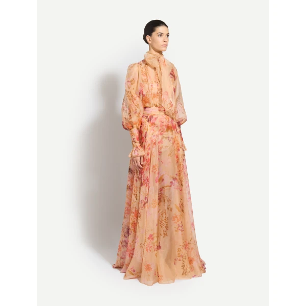 Zuhair Murad Organza Flowers Halter Dress - Dresses - Lebanese Haute Couture and Evening Gowns at Luxury Shoes 