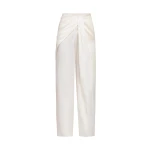 Zuhair Murad Popeline Draped Trousers - Pants - Lebanese Haute Couture and Evening Gowns at Luxury Shoes 