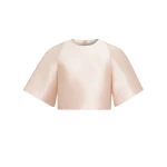 Zuhair Murad Shantung Cropped Top - Tops - Lebanese Haute Couture and Evening Gowns at Luxury Shoes 