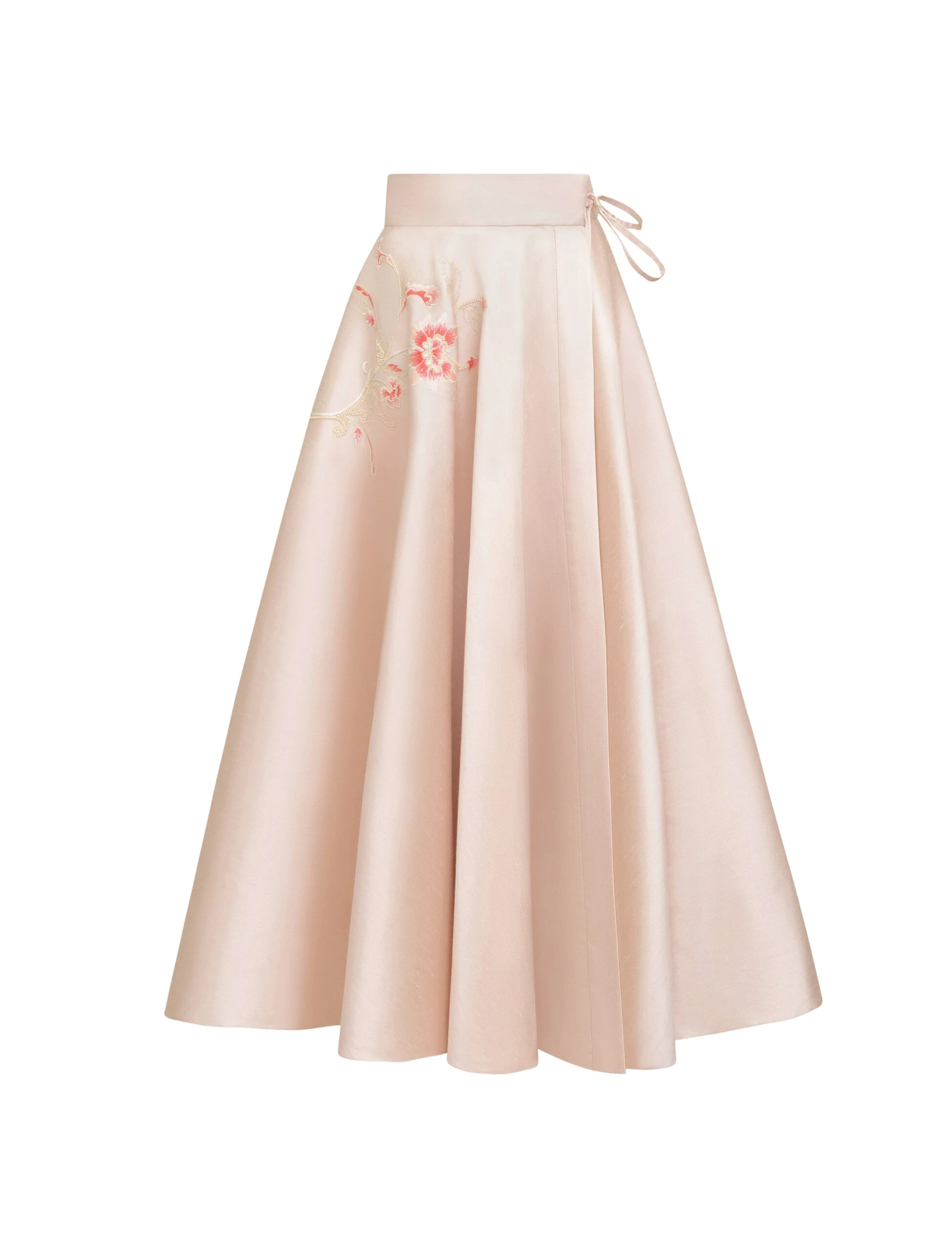 Zuhair-Murad-Shantung-Midi-Skirt-5-scaled15061_nobg Zuhair Murad Shantung Midi Skirt - Skirts - Lebanese Haute Couture and Evening Gowns at Luxury Shoes