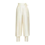 Zuhair Murad Shantung Trousers - Pants - Lebanese Haute Couture and Evening Gowns at Luxury Shoes 