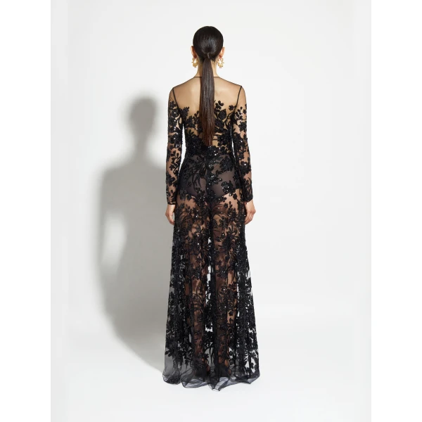 Zuhair Murad Symmetrical Long Dress - Dresses - Lebanese Haute Couture and Evening Gowns at Luxury Shoes 