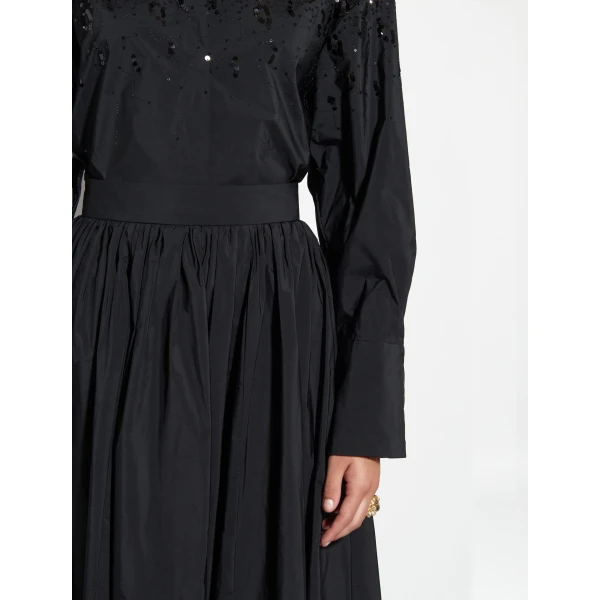Zuhair Murad Taffeta Paillettes Midi Skirt - Skirts - Lebanese Haute Couture and Evening Gowns at Luxury Shoes 