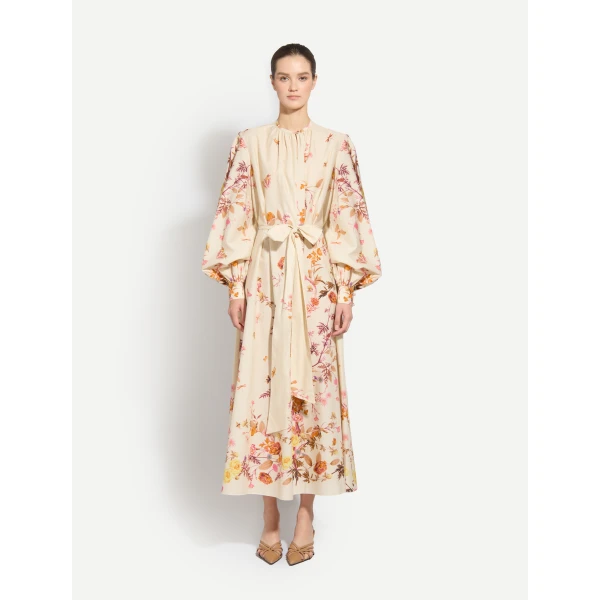 Zuhair Murad Tree Print Ankle Dress - Dresses - Lebanese Haute Couture and Evening Gowns at Luxury Shoes 