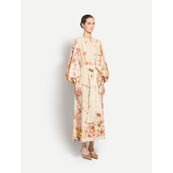 Zuhair Murad Tree Print Ankle Dress - Dresses - Lebanese Haute Couture and Evening Gowns at Luxury Shoes 