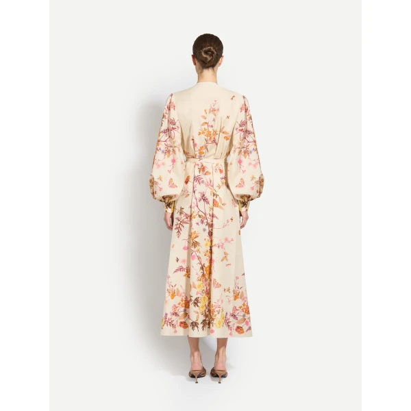 Zuhair Murad Tree Print Ankle Dress - Dresses - Lebanese Haute Couture and Evening Gowns at Luxury Shoes 
