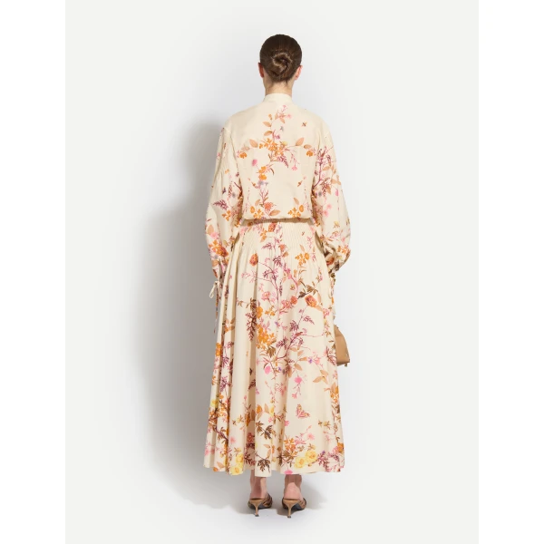 Zuhair Murad Tree Print Midi Skirt - Skirts - Lebanese Haute Couture and Evening Gowns at Luxury Shoes 